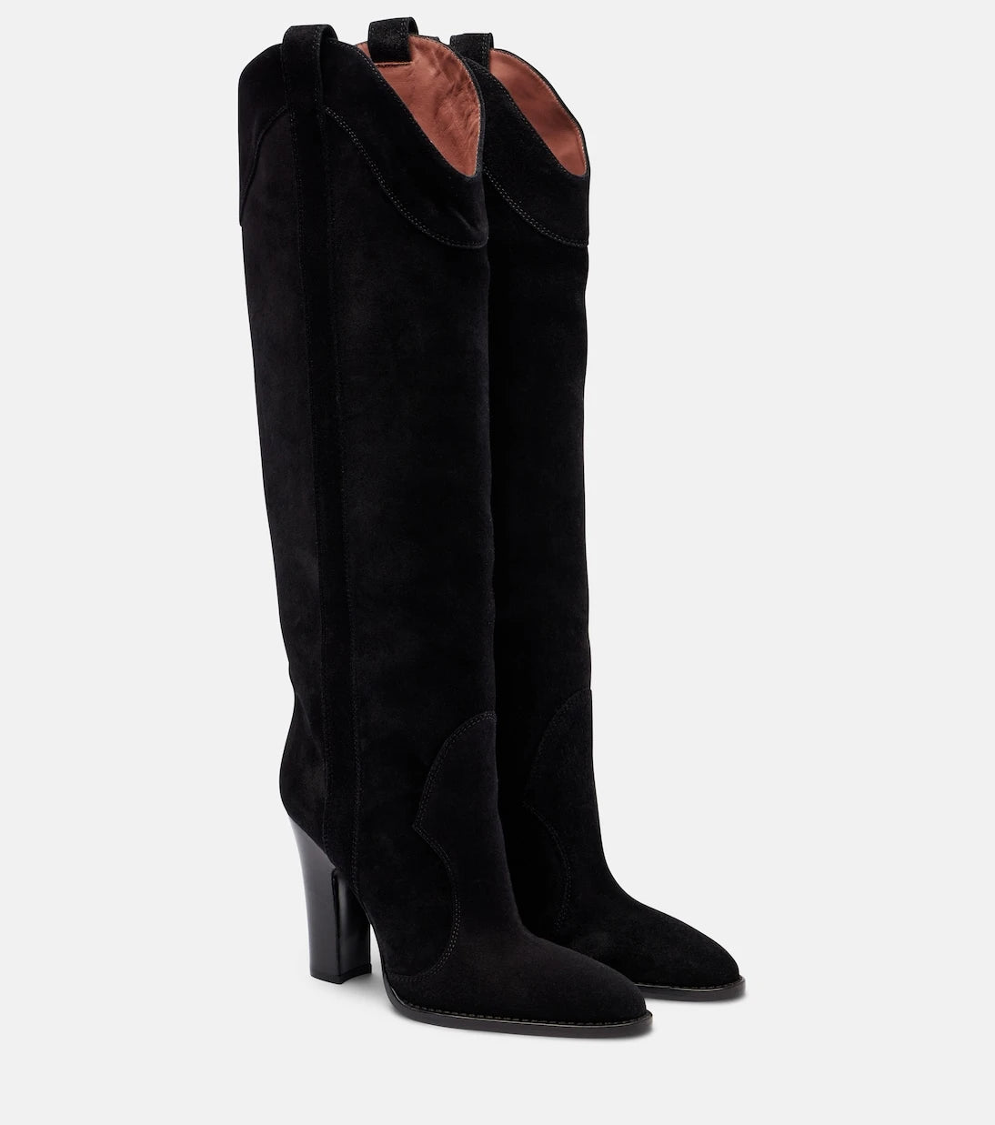 Paris Texas - Lavinia suede knee-high boots