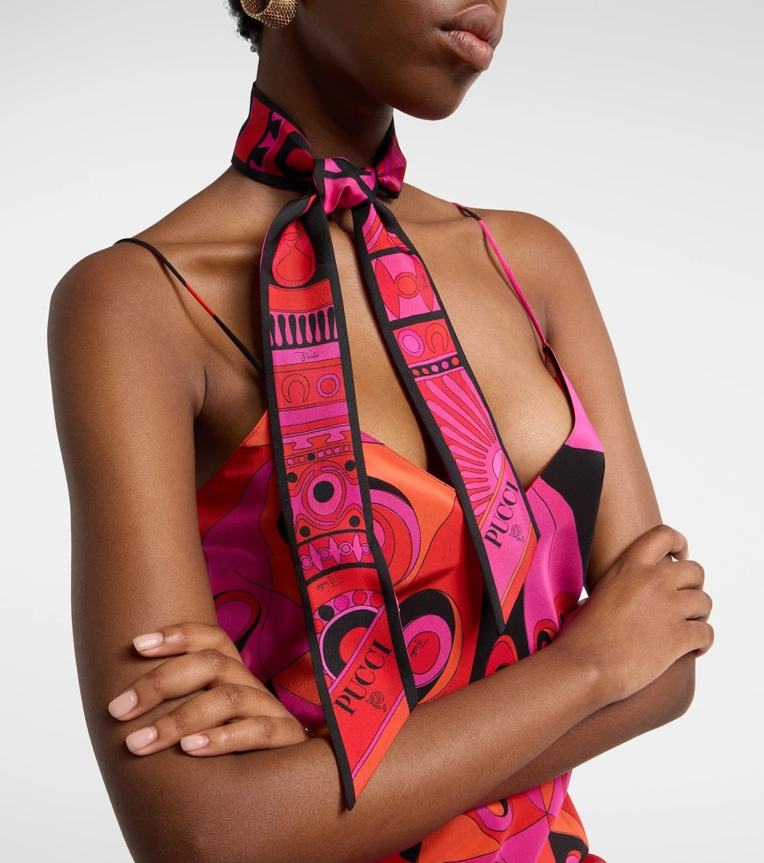 Pucci - Iride silk twill scarf