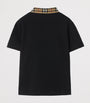 Burberry Kids Cotton Check-Collar Polo Shirt (3-12 Years)
