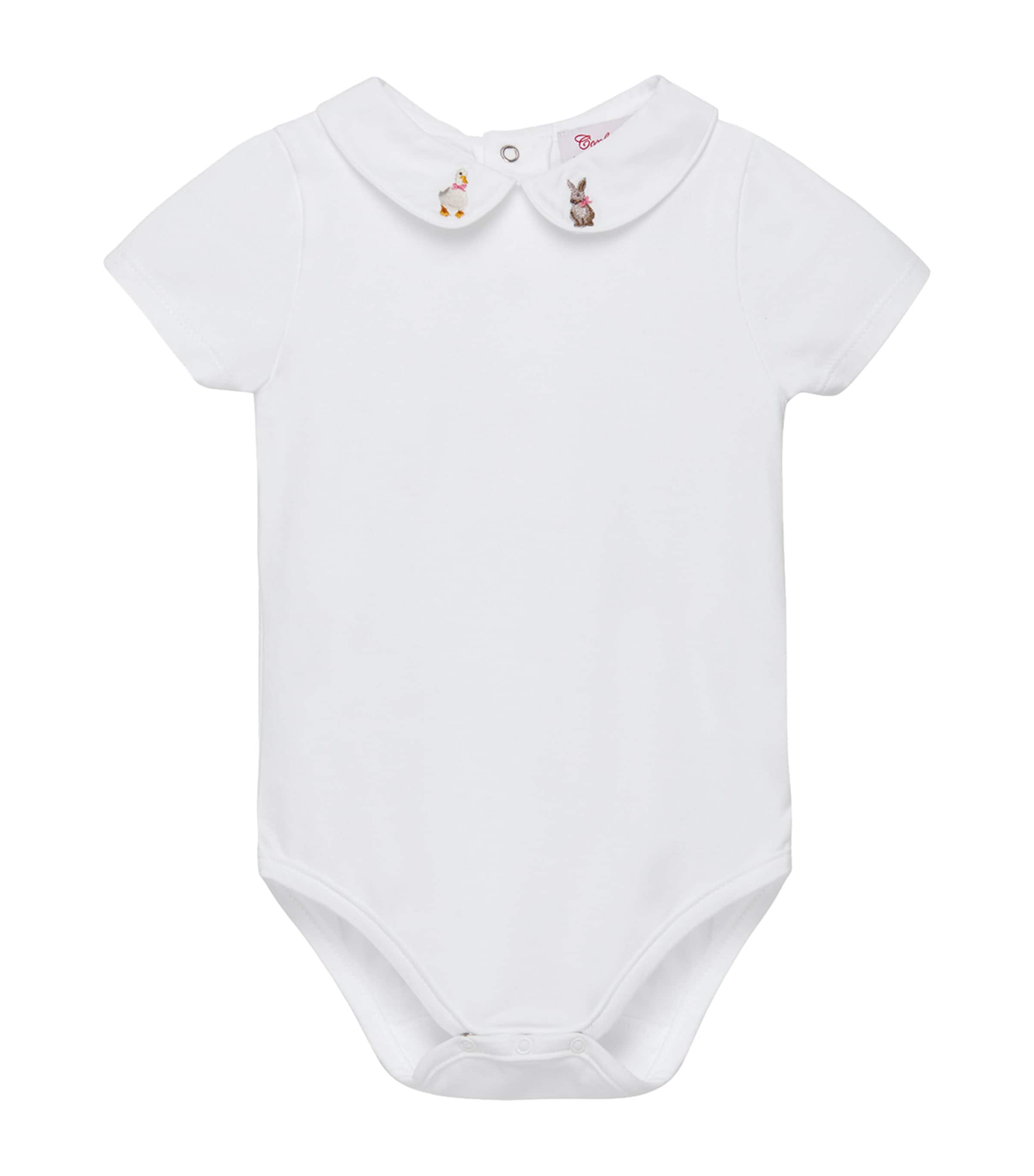 Embroidered Duck and Bunny Bodysuit (3-24 Months)