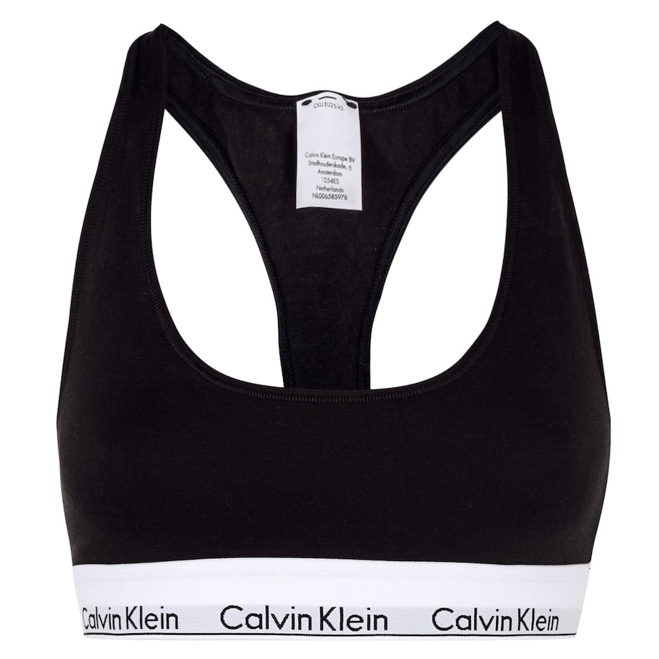Black Logo Bralette