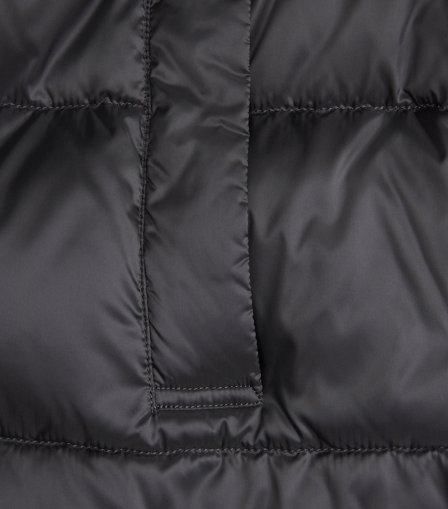Max Mara Black Water-Repellent Down Puffer Jacket