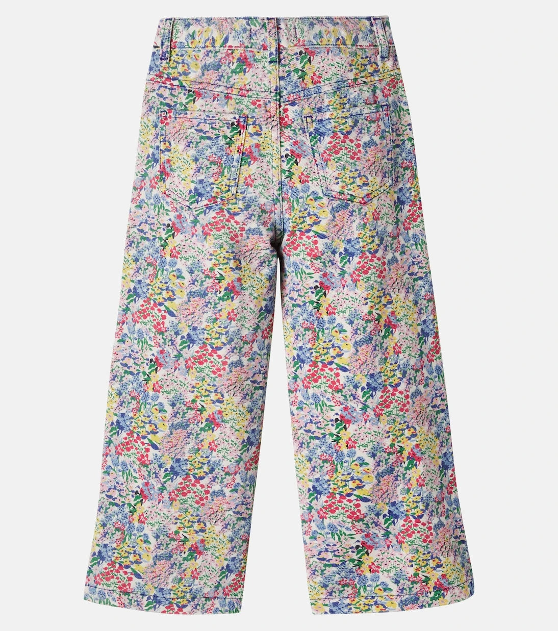 The New Society - Floral wide-leg jeans