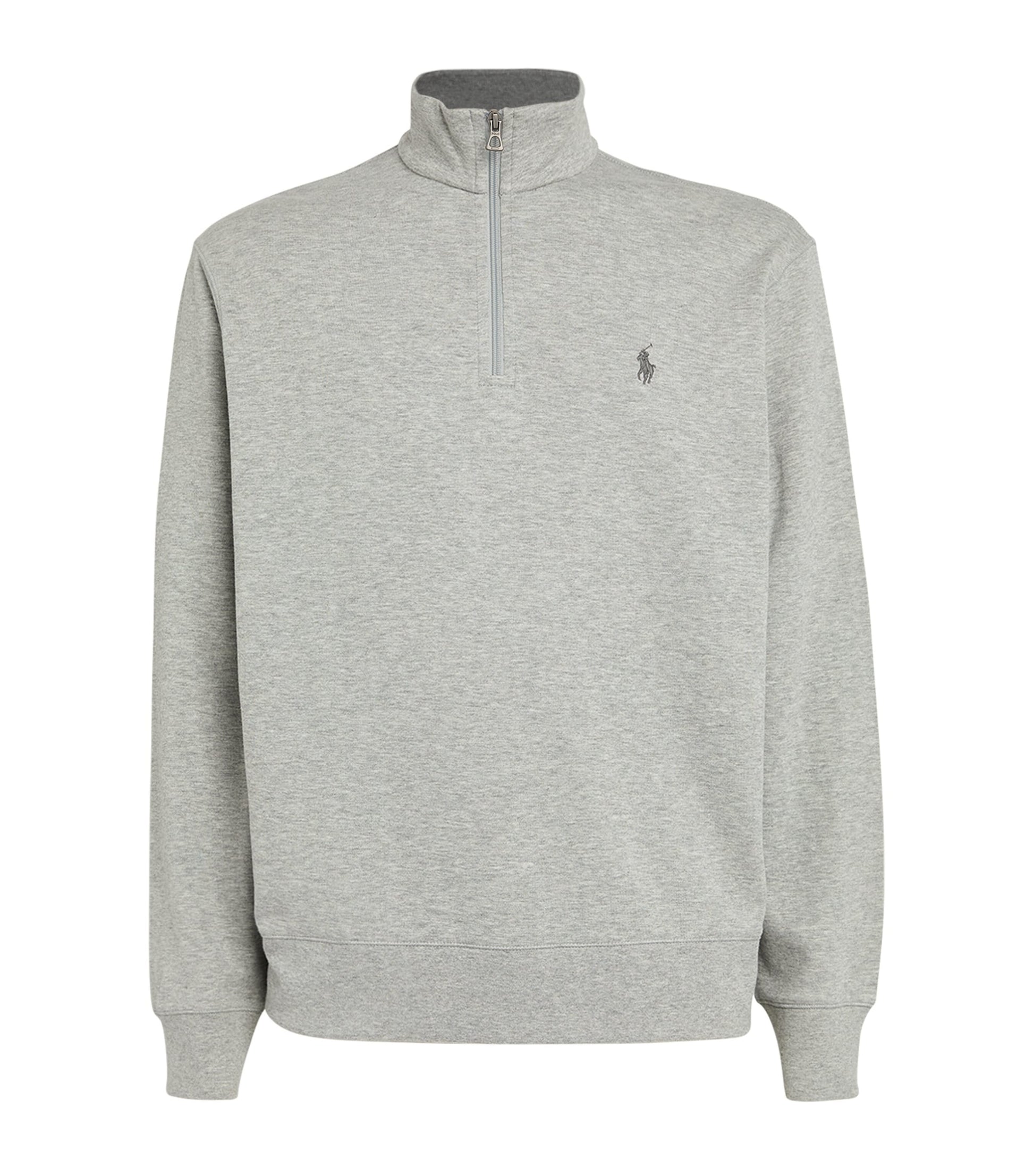 Polo Ralph Lauren Grey Quarter-Zip Sweatshirt