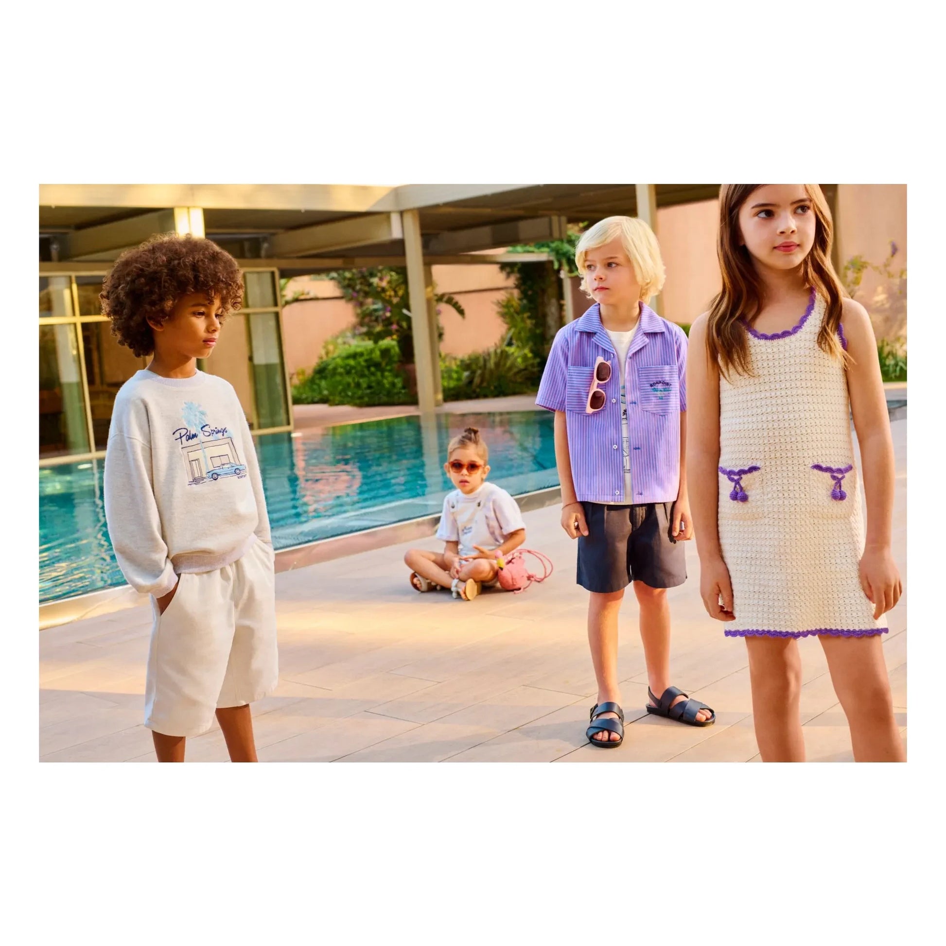Bonpoint - Elgar organic cotton shorts | Ecru