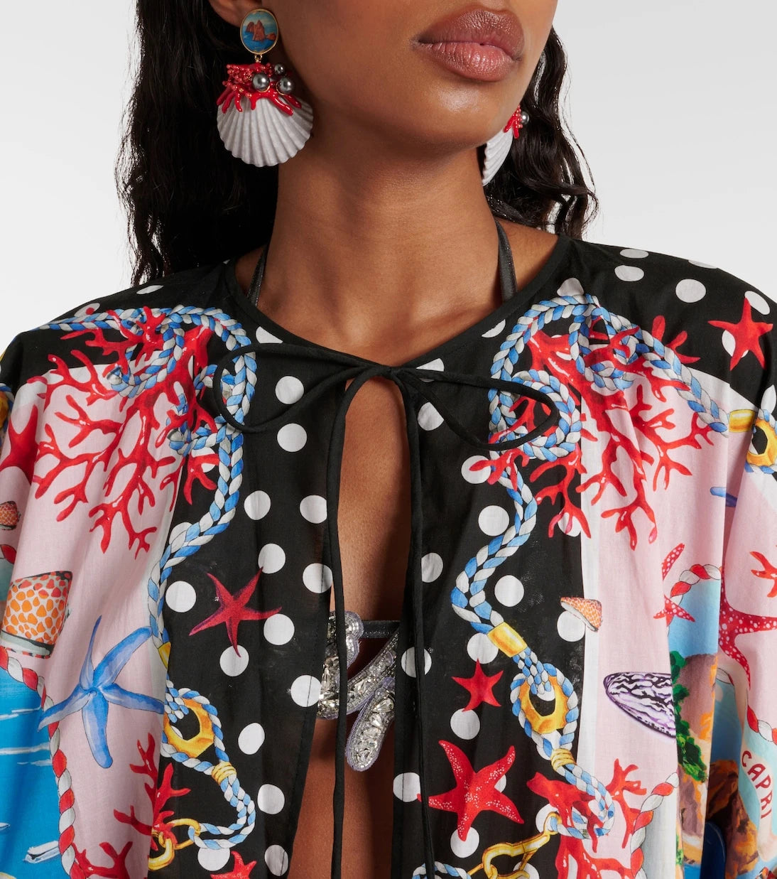 Dolce&Gabbana - Capri printed cotton kaftan