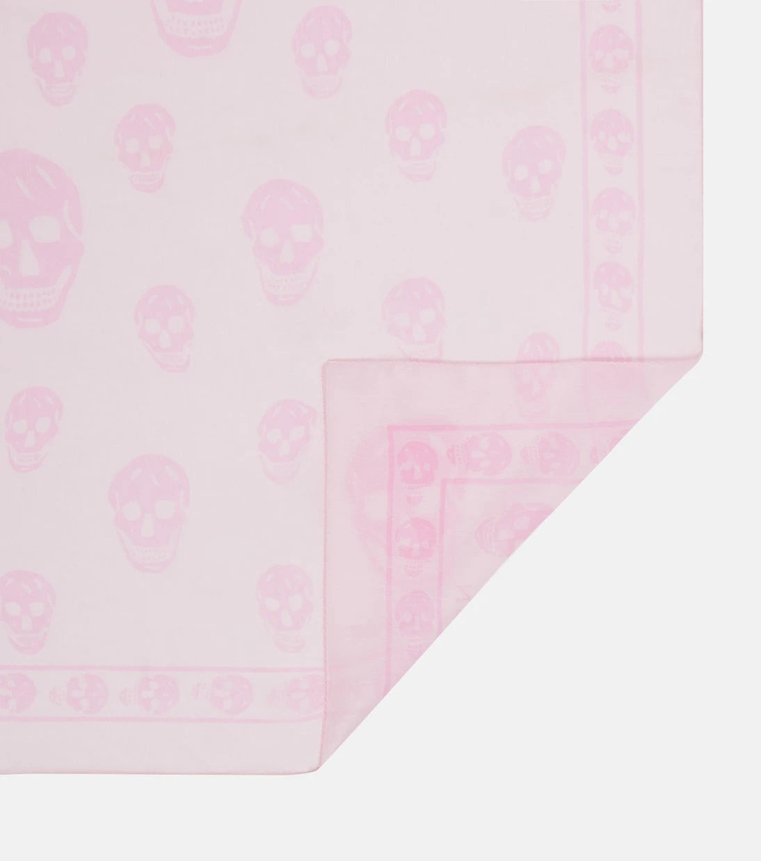 McQueen - Printed silk scarf