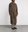 Lemaire Brown Wool Overcoat