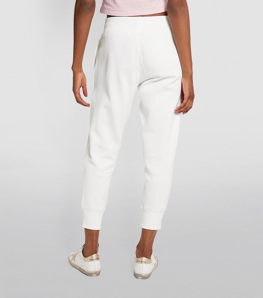Polo Ralph Lauren White Cropped Sweatpants