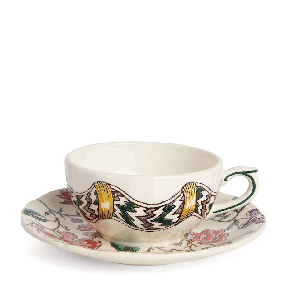 Dominoté Teacup & Saucer