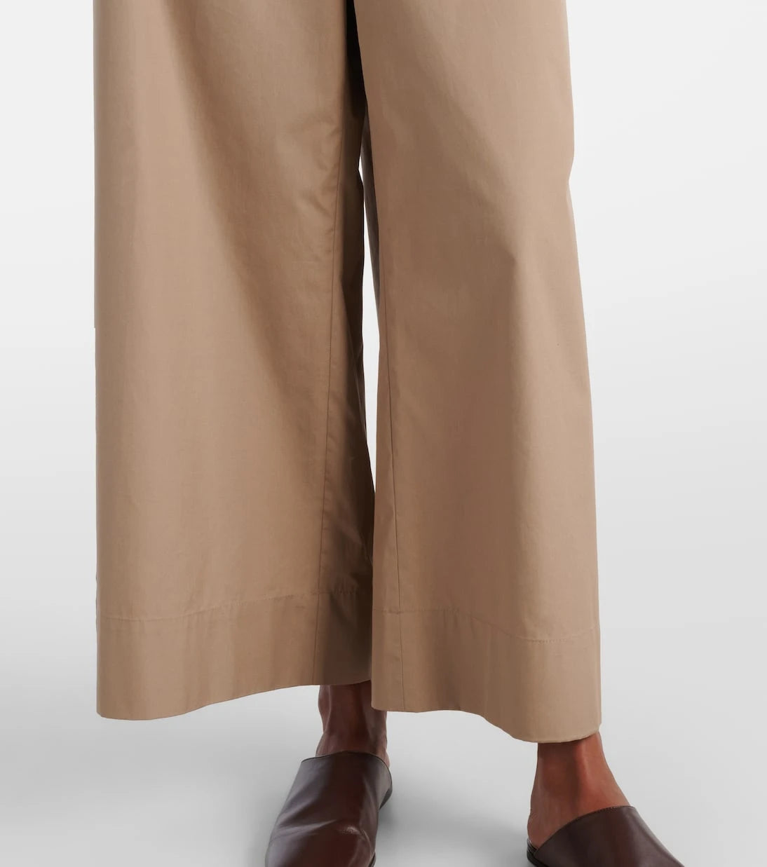 'S Max Mara - Auero cotton poplin wide-leg pants