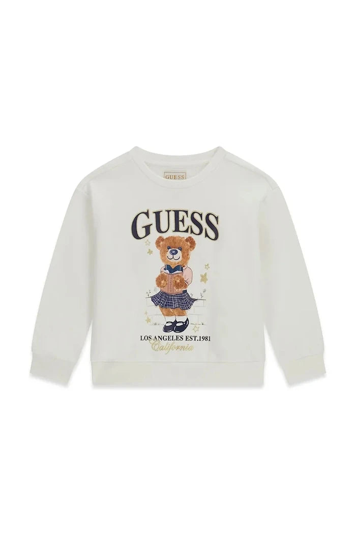 Guess Çocuk Pamuklu Sweatshirt