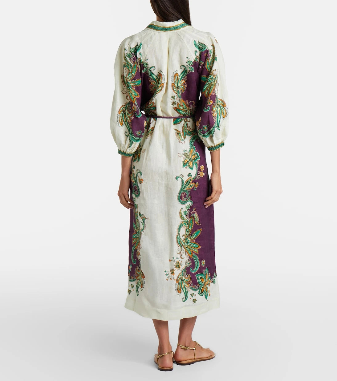 Alémais - Ruthie printed linen shirt dress