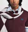Wool-Cotton Contrast-Trim Polo Shirt