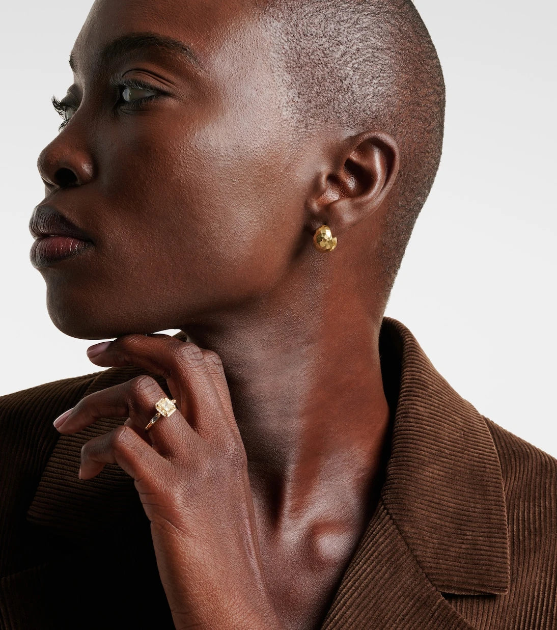 Octavia Elizabeth - Poppy 18kt gold earrings