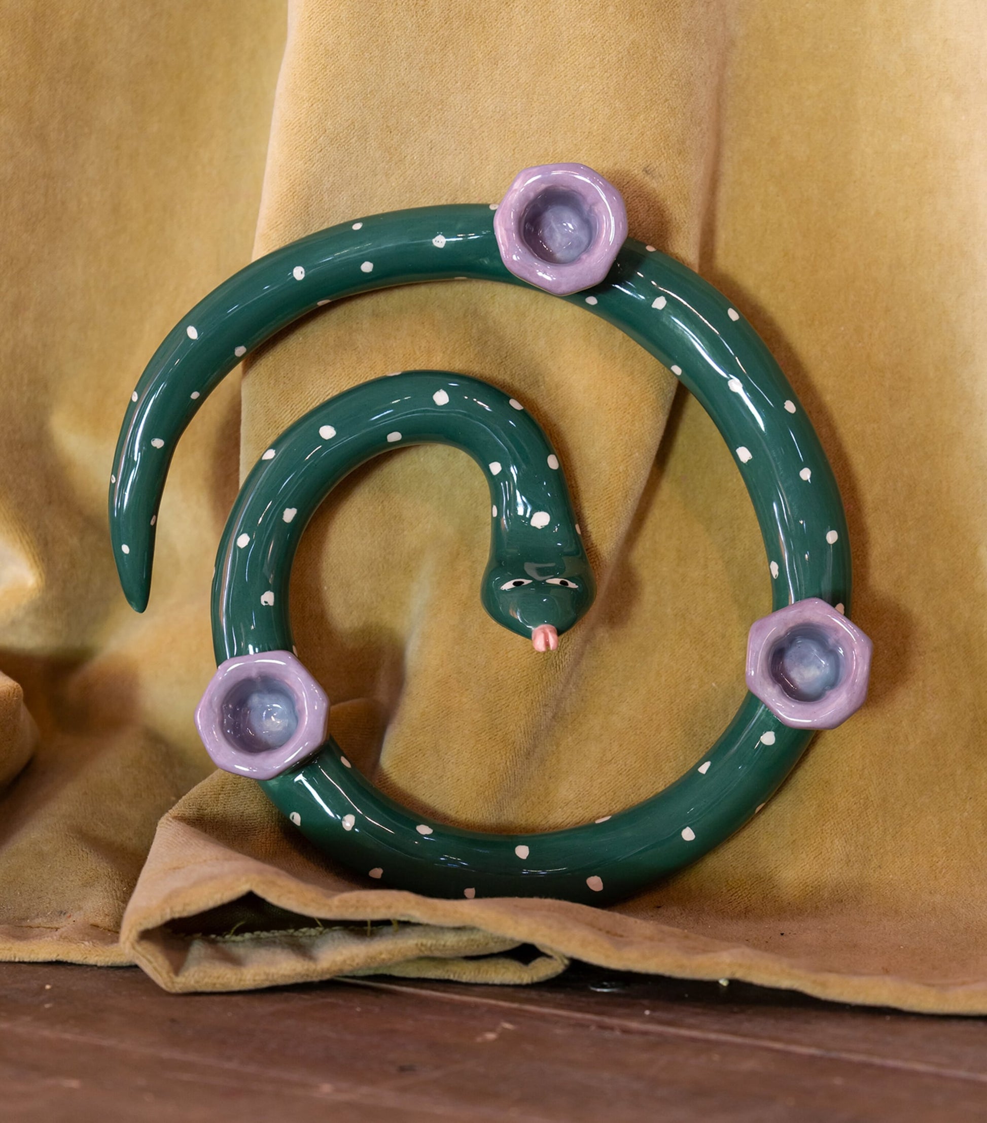 Sneaky Dots Candle Holder