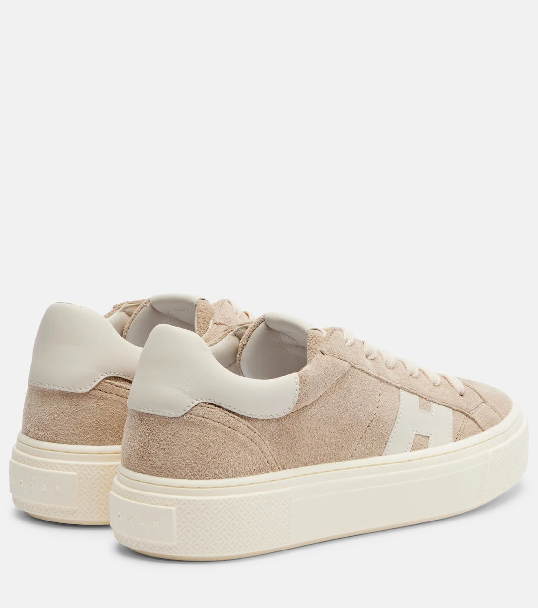 Hogan - H705 Allacciato H suede platform sneakers