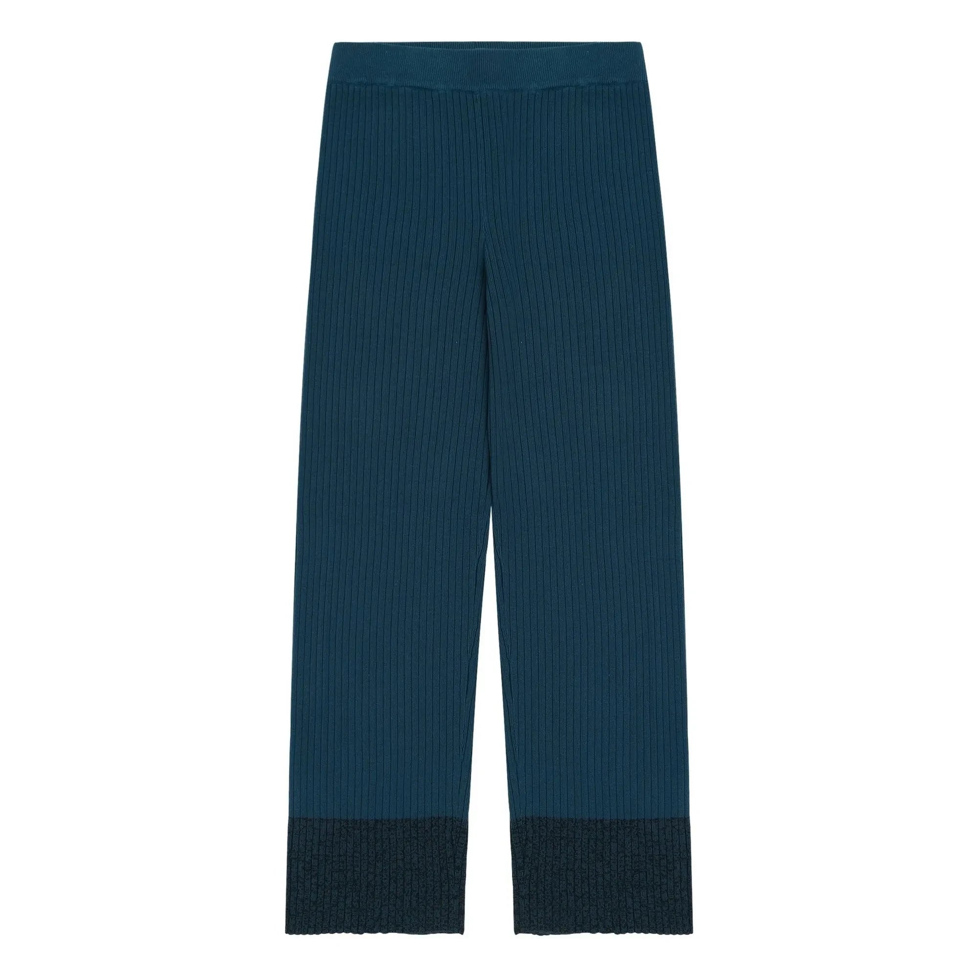 FUB - High Twist Rib pants | Blue