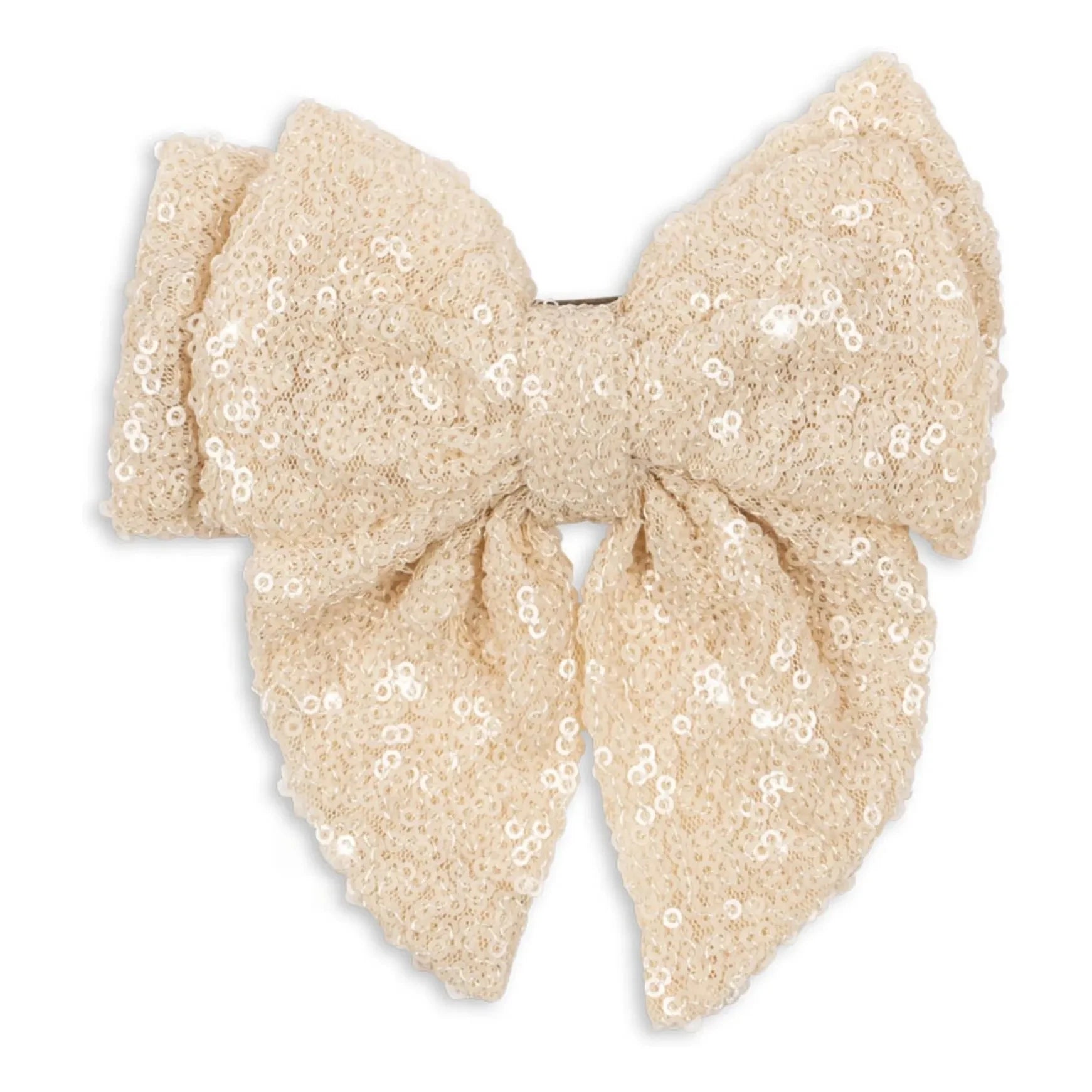 Konges Sløjd - Aries Sequins bow hair slide | Beige
