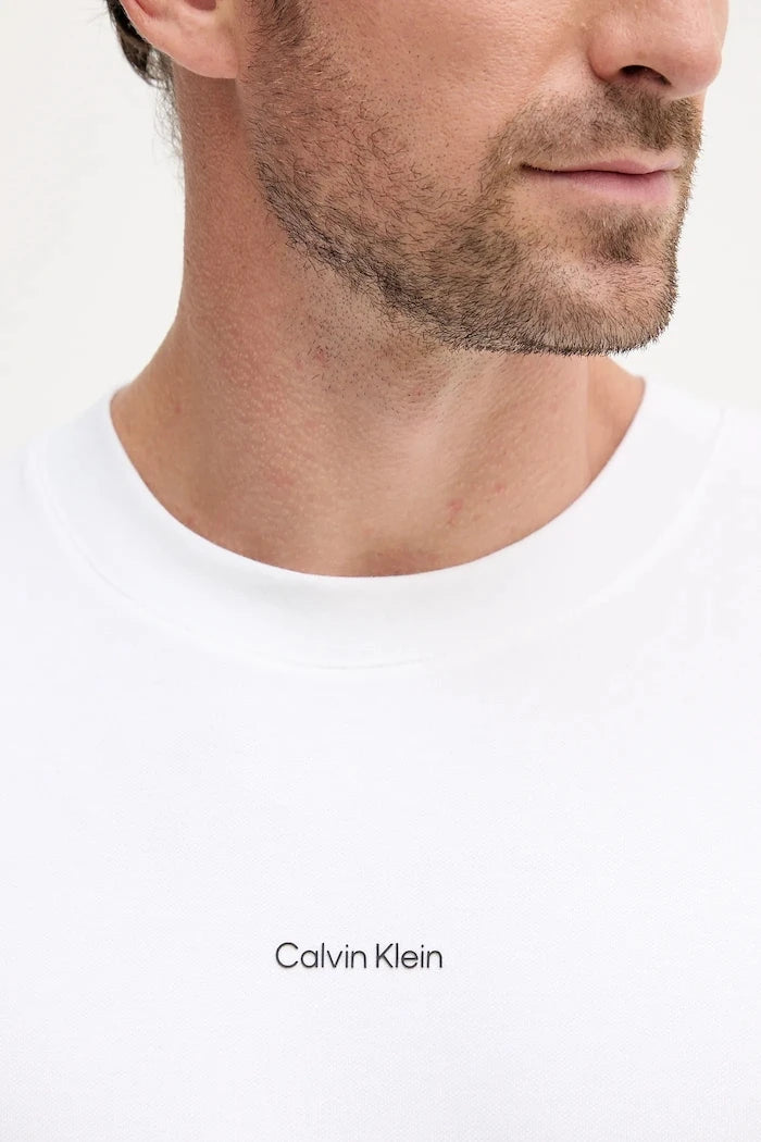 Calvin Klein pamuk ve elastanlı erkek tişörtü