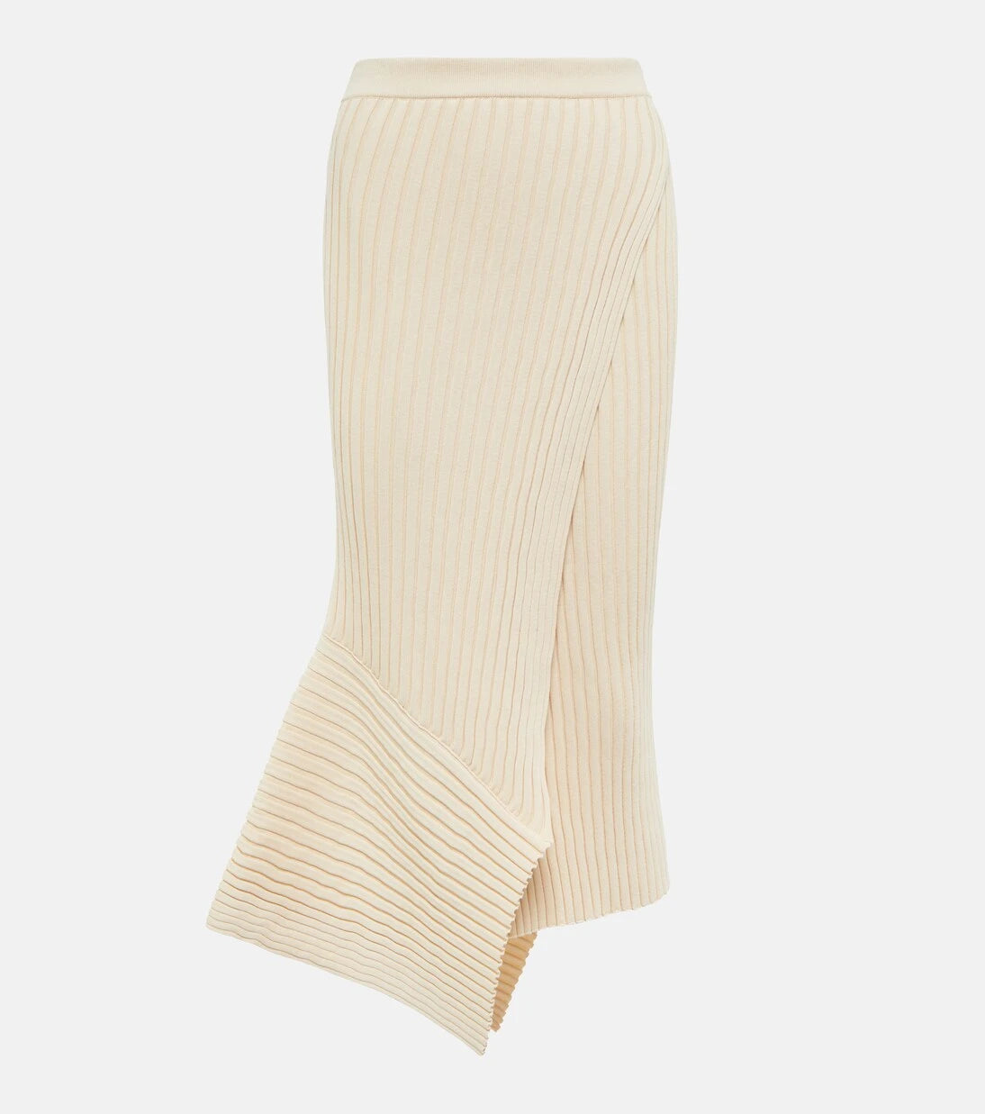 Stella McCartney - Ribbed-knit midi skirt