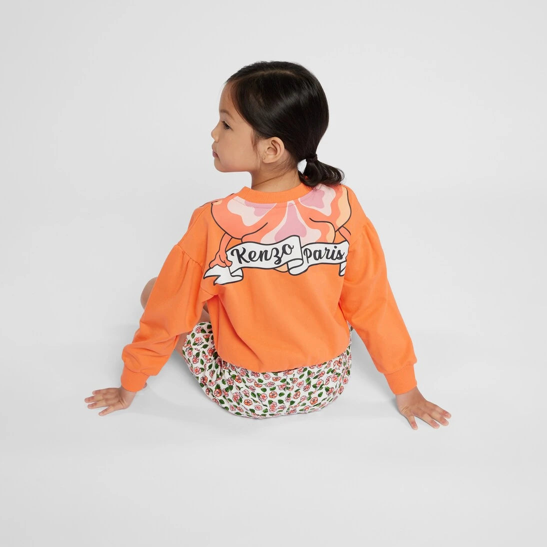 Kenzo Kids - Printed cotton-blend jersey sweatshirt