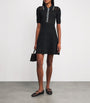 L'Agence Black Knitted Dakoa Mini Dress