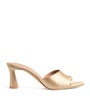 Malone Souliers Metallic Satin Roxanne Mules 70