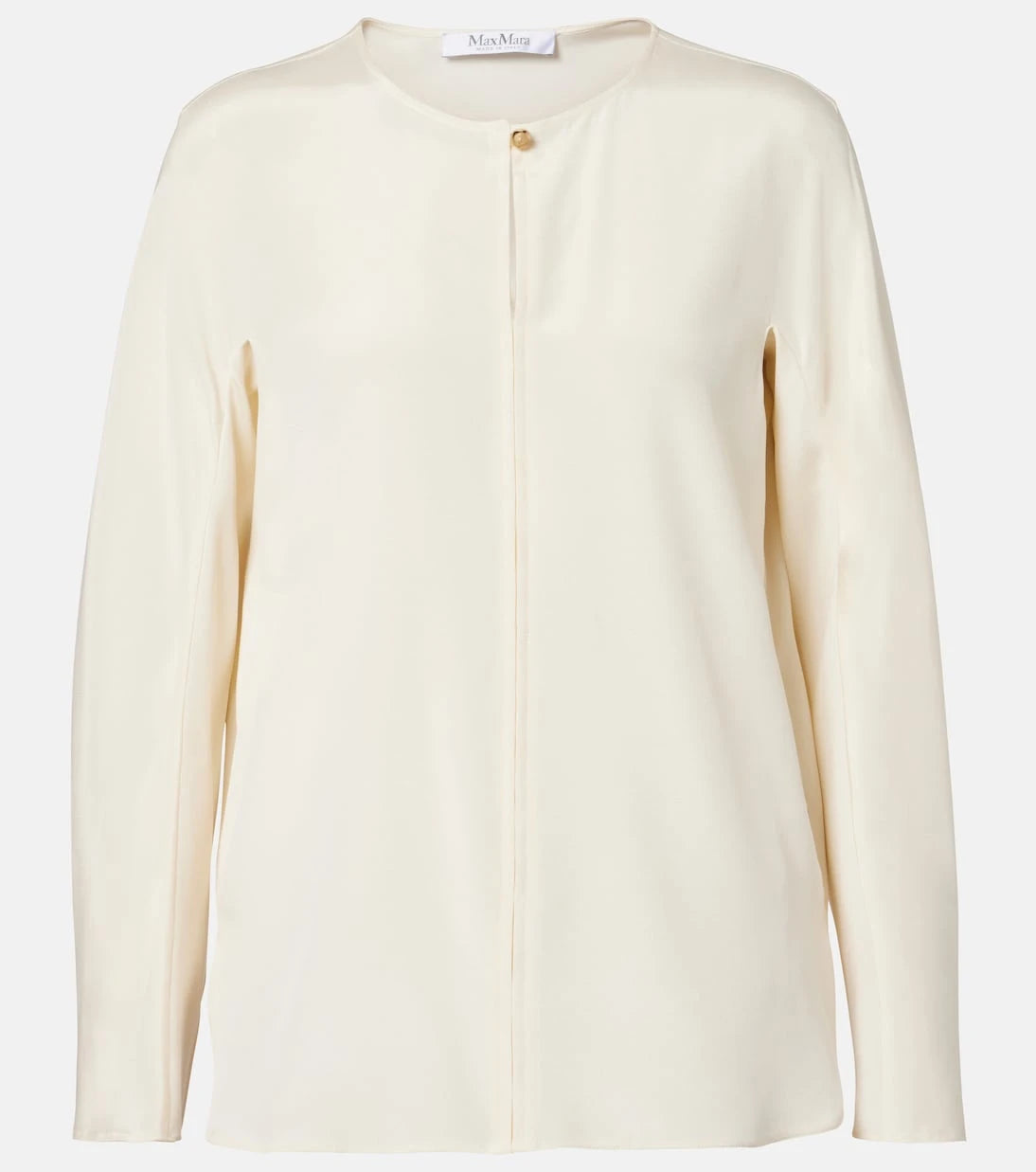 Max Mara - Mitico silk-blend cady top