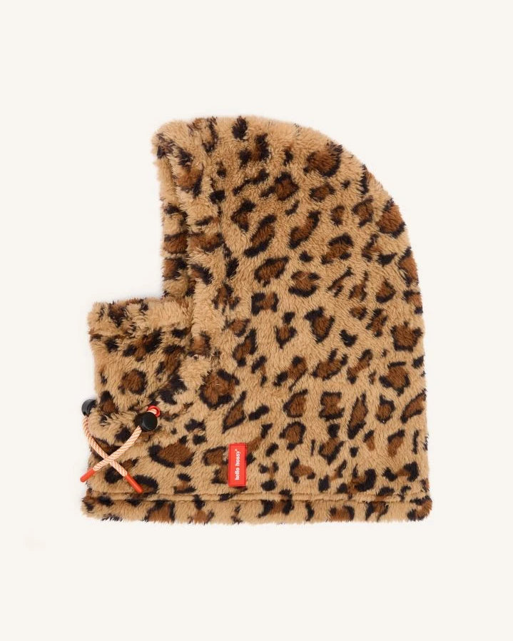 Hello Hossy - Warmy Leopard balaclava | Beige