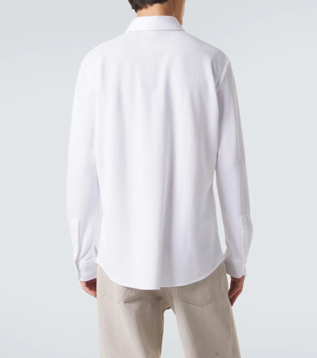 Zegna - Cotton piqué polo shirt