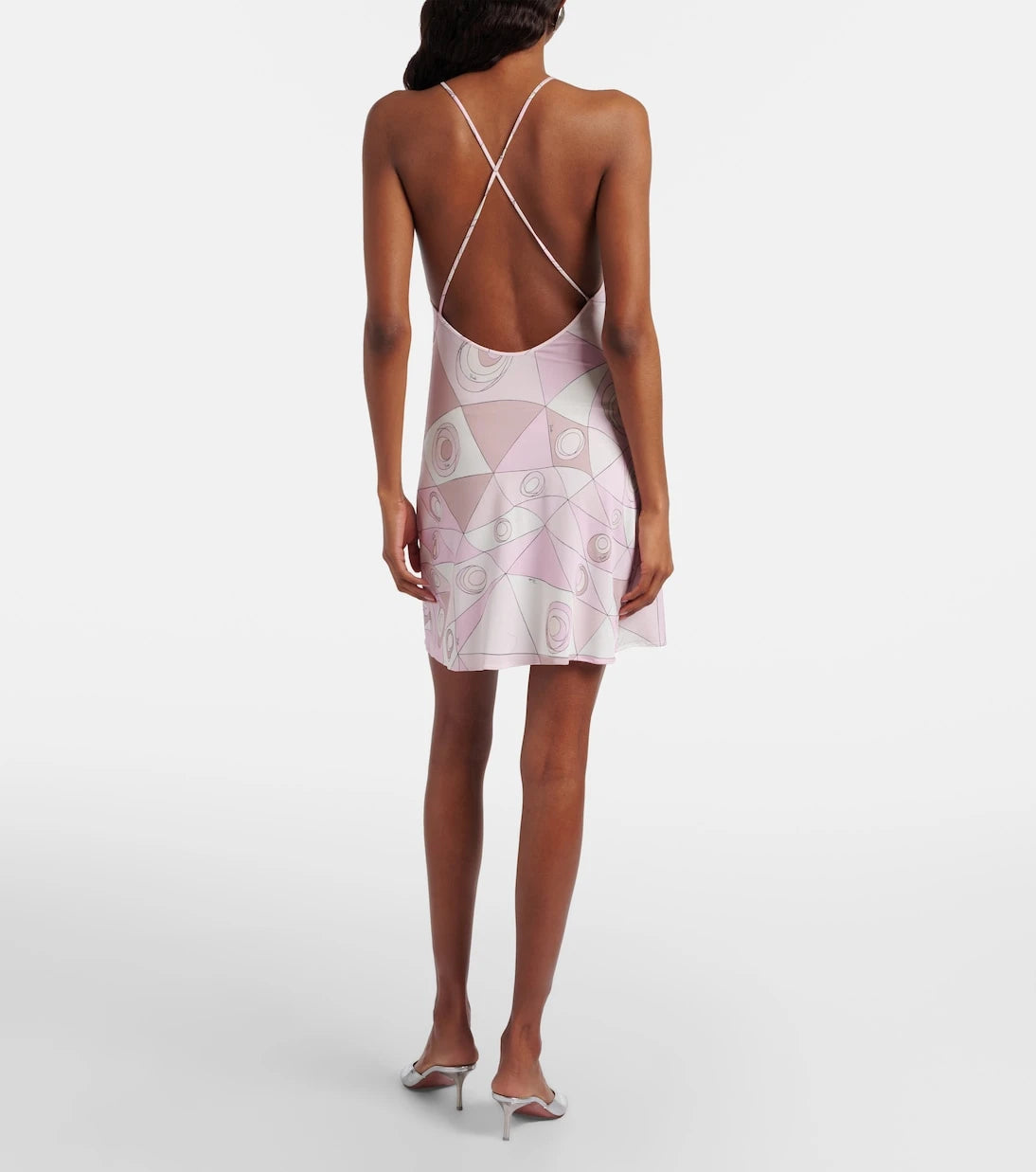 Pucci - Occhi draped jersey satin minidress