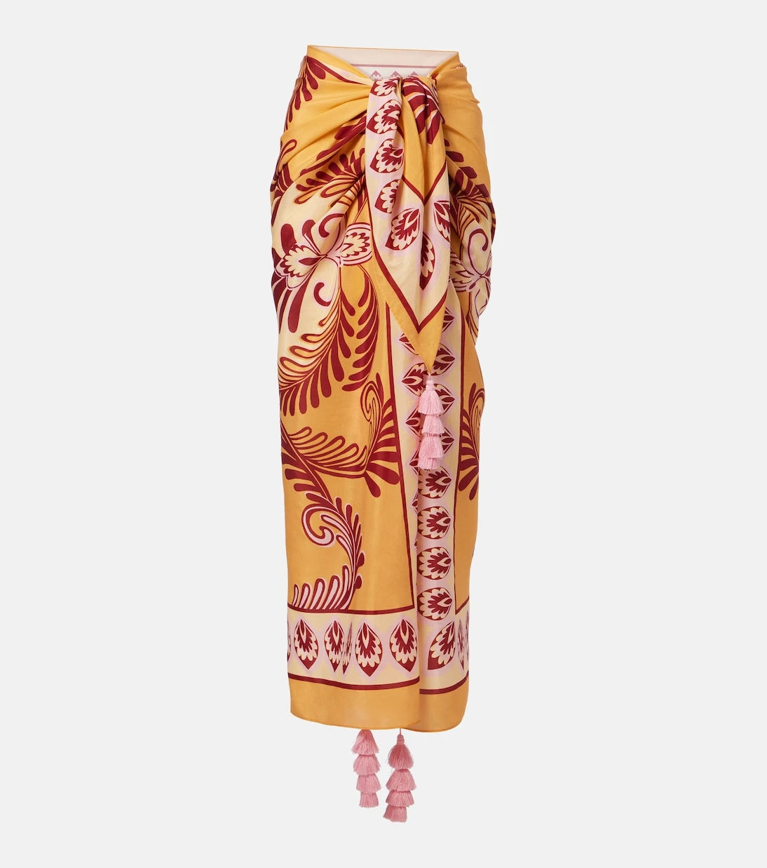 Farm Rio - Printed cotton-blend beach cover-up