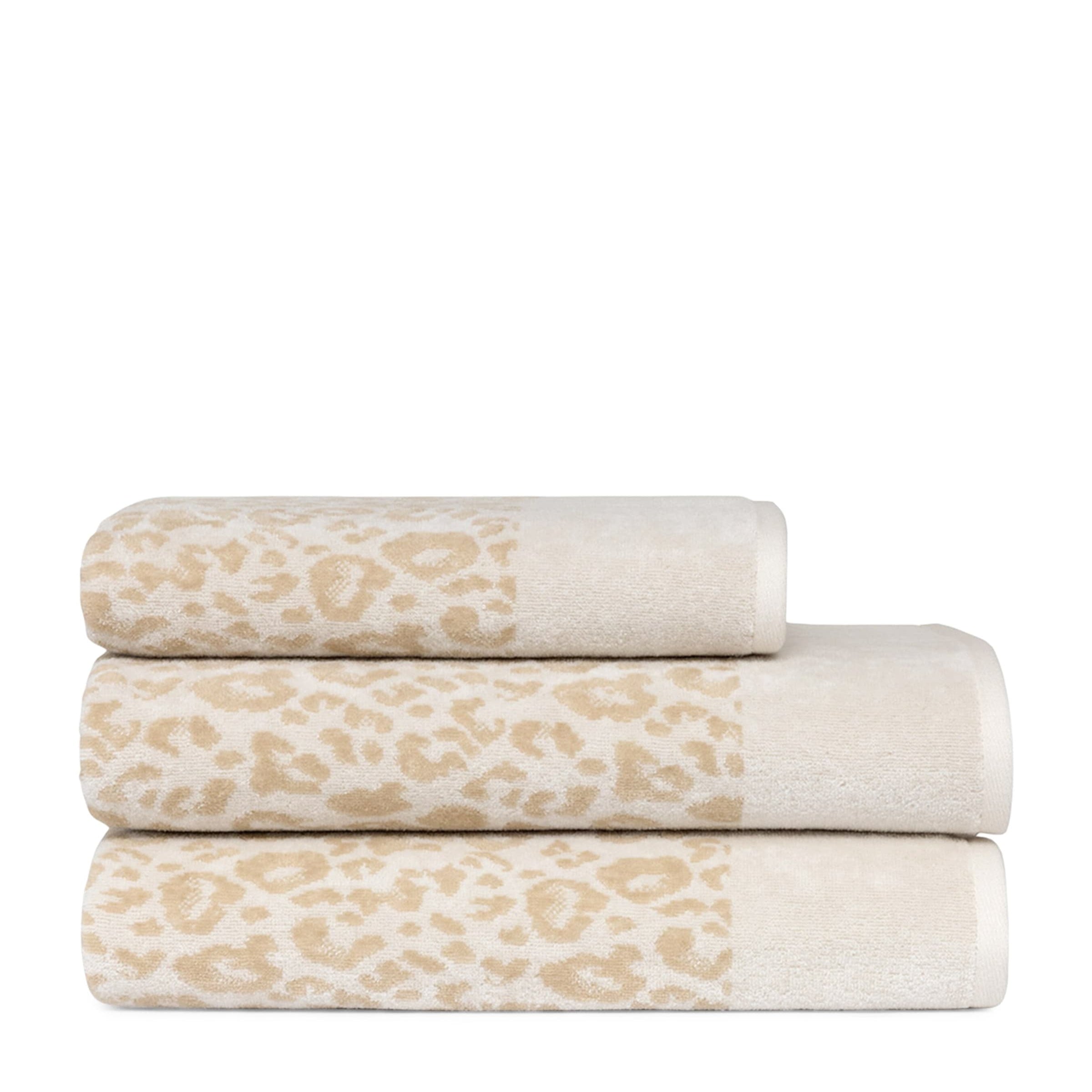 Yves Delorme Leopard Guest Towel (42cm x 70cm)