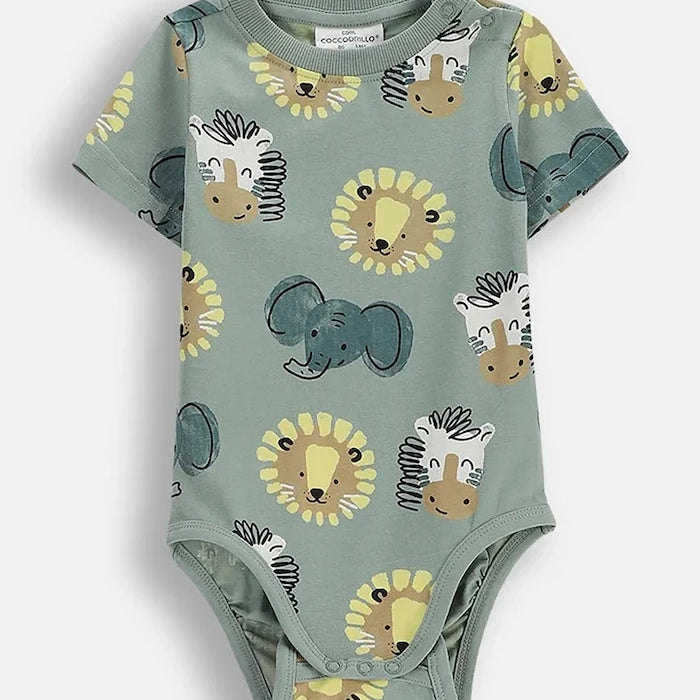 Coccodrillo bebek pamuk body