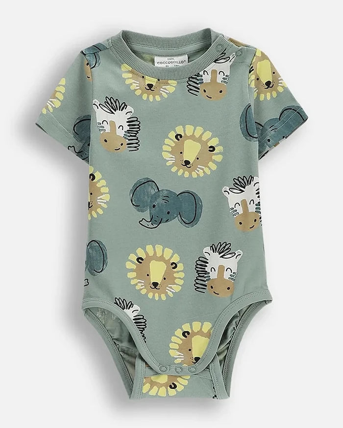 Coccodrillo bebek pamuk body