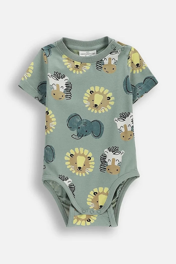 Coccodrillo bebek pamuk body