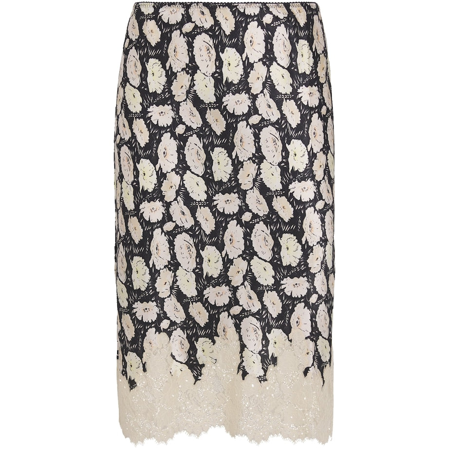DÔEN Multi Silk Elowette Midi Skirt