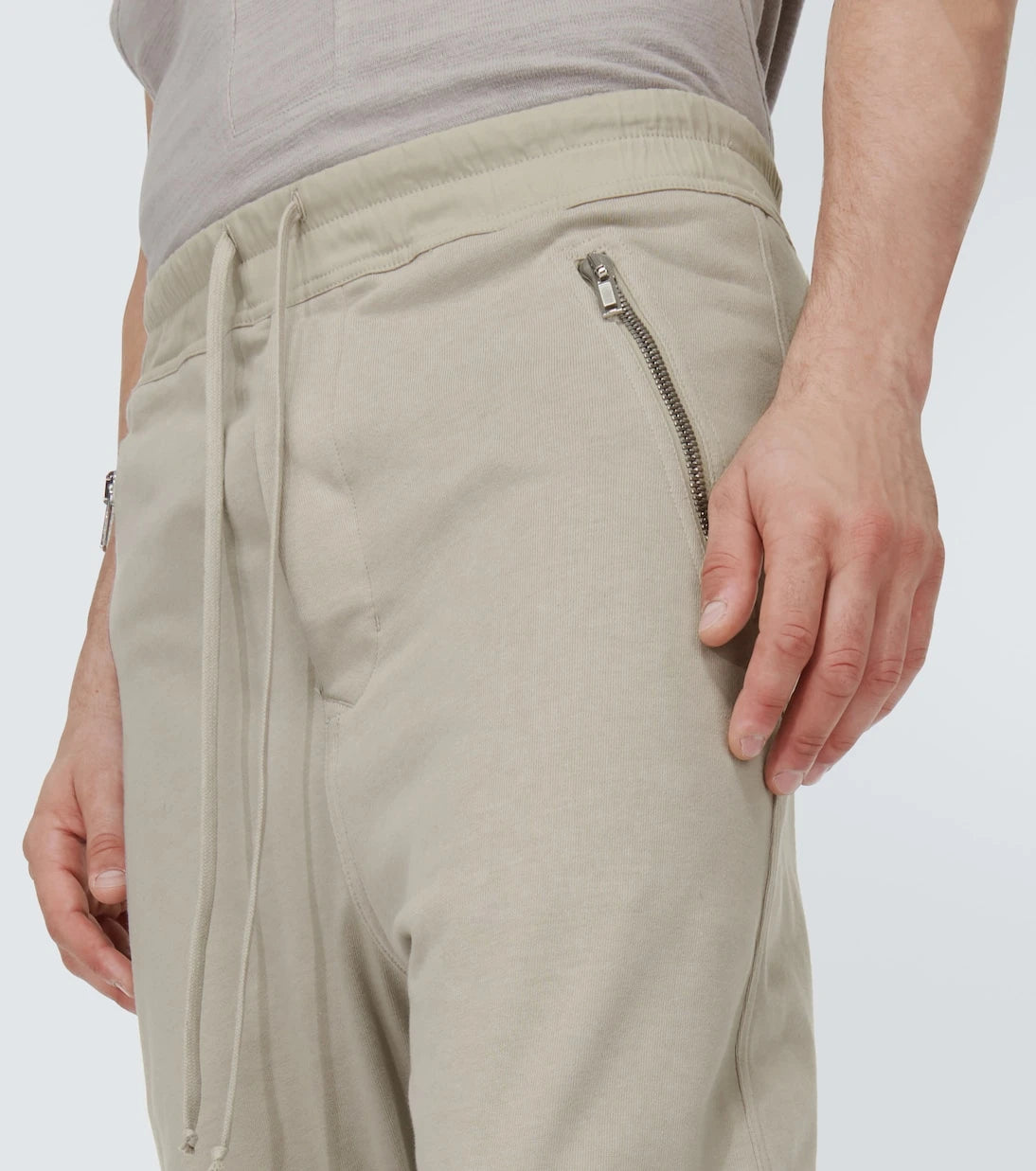 Rick Owens - Cotton jersey sweatpants