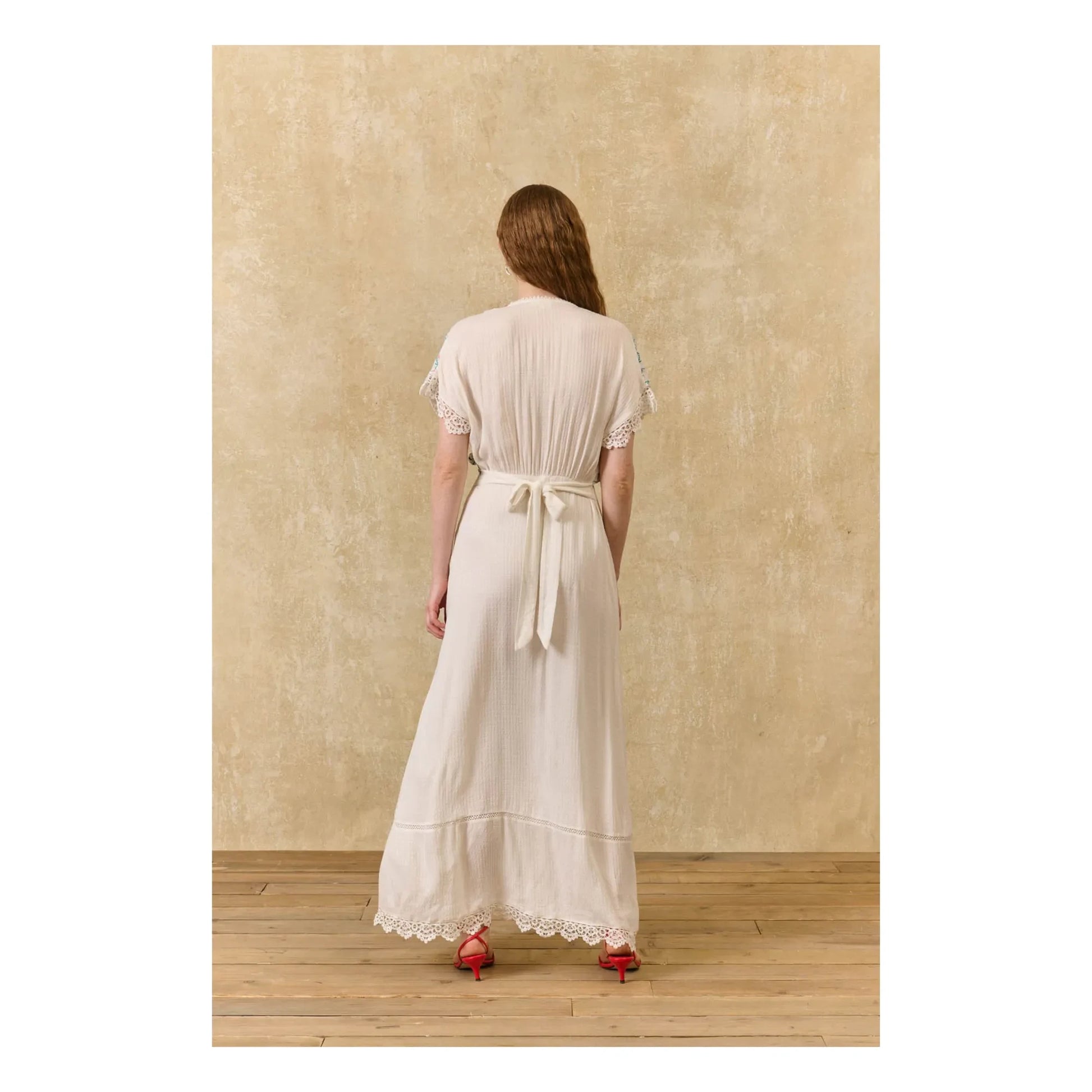 Louise Misha - Bejolie dress | Cream