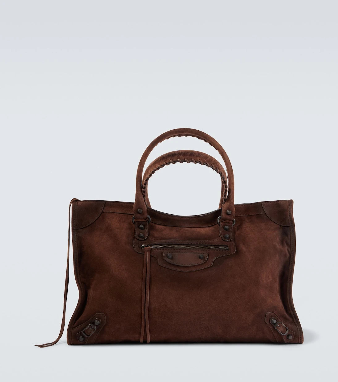 Balenciaga - Le City Large suede tote bag