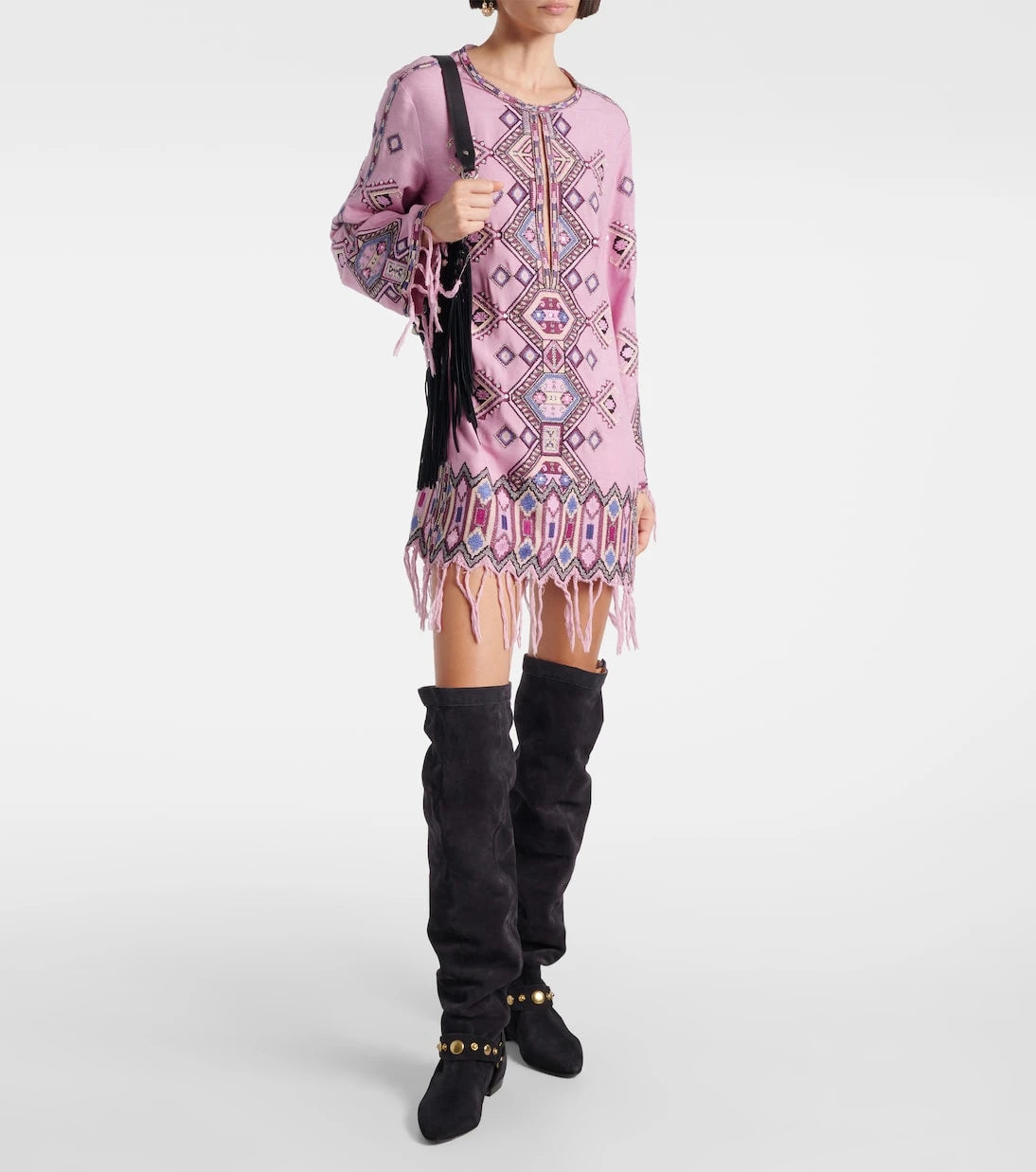Isabel Marant - Selize suede over-the-knee boots