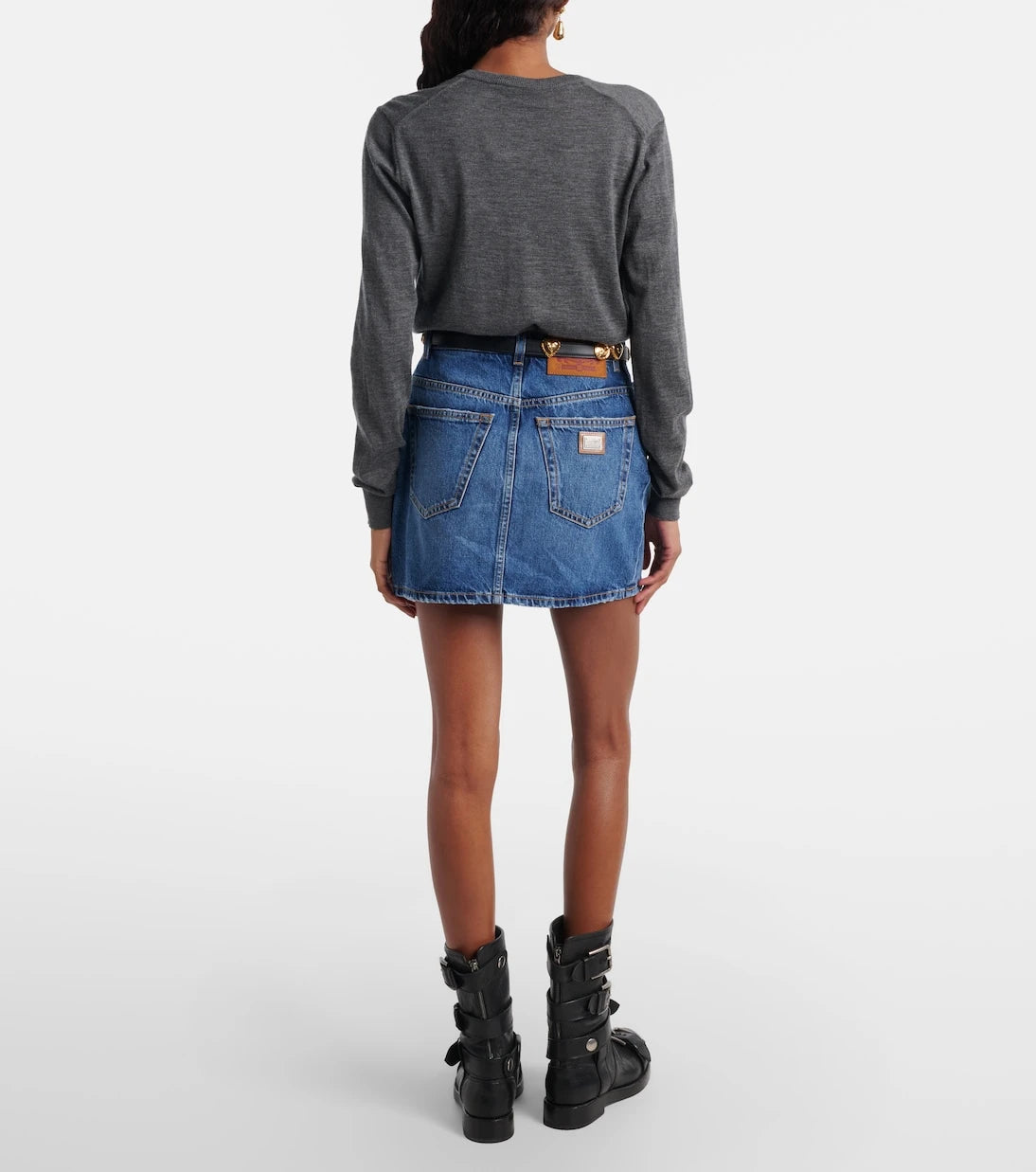 Dolce&Gabbana - Denim miniskirt