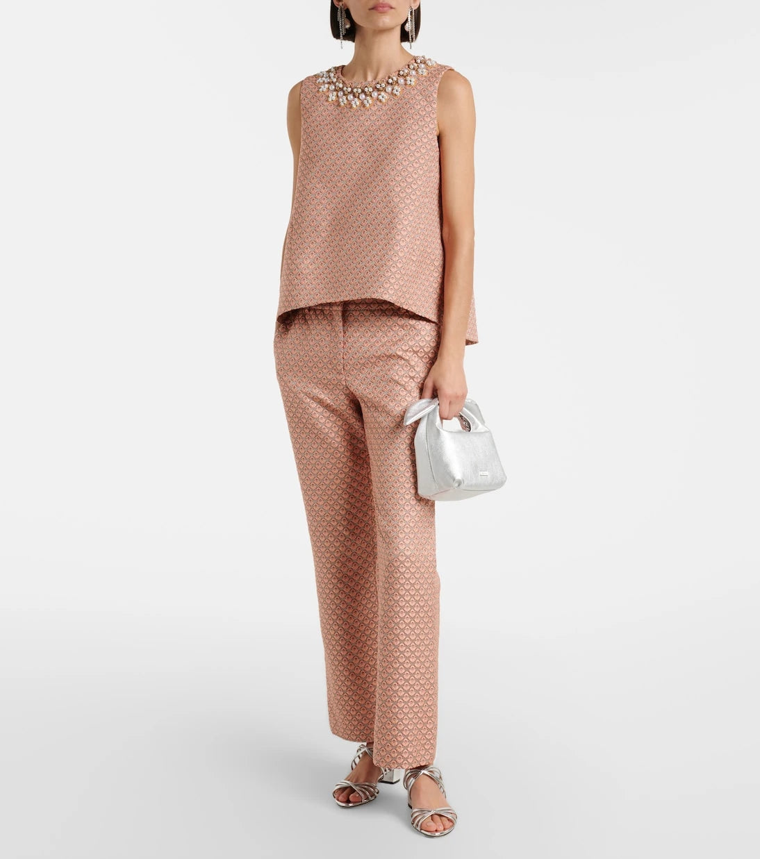 Aquazzura - Tell Me mirrored leather mules