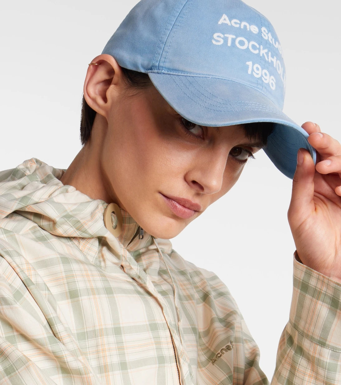 Acne Studios - Logo cotton twill baseball cap