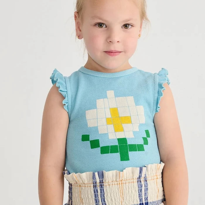 Bobo Choses Pixel Daisy Çocuk Pamuklu Üst
