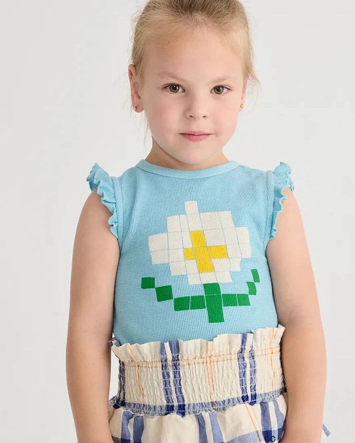 Bobo Choses Pixel Daisy Çocuk Pamuklu Üst
