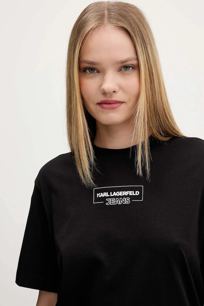Karl Lagerfeld Jeans тениска дамска от памук