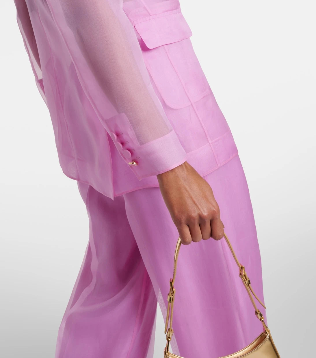 Max Mara - Negrar silk organza blazer