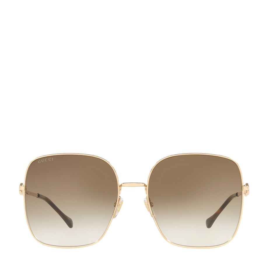 Gold Oversized Square Sunglasses